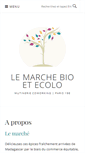 Mobile Screenshot of marche-bio-ecolo.com